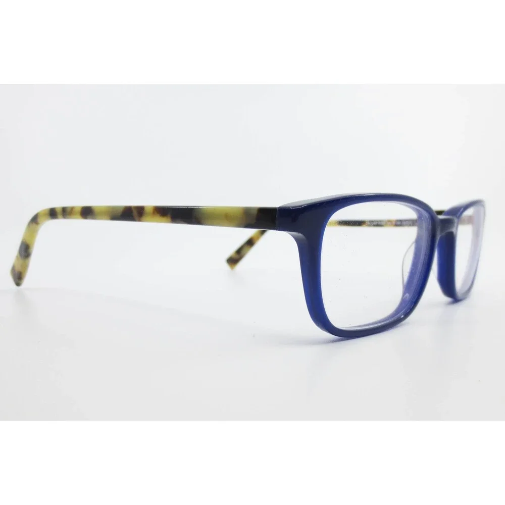 Warby Parker Oliver 8365 Blue Tortoise Rectangular Eyeglasses Frames 48-18-140